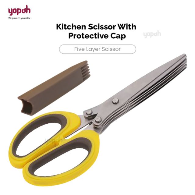Yopah kichen all in 1 scissors with 4 layers